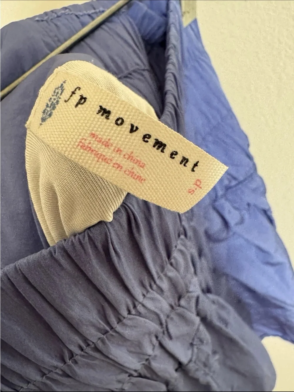 Free People Movement Way Home Purple Blue Workout Shorts size S